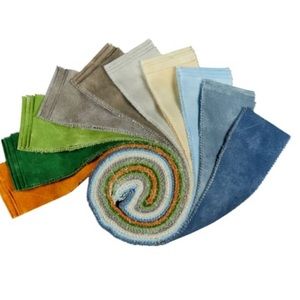 Suede Medley cotton fabric jelly roll